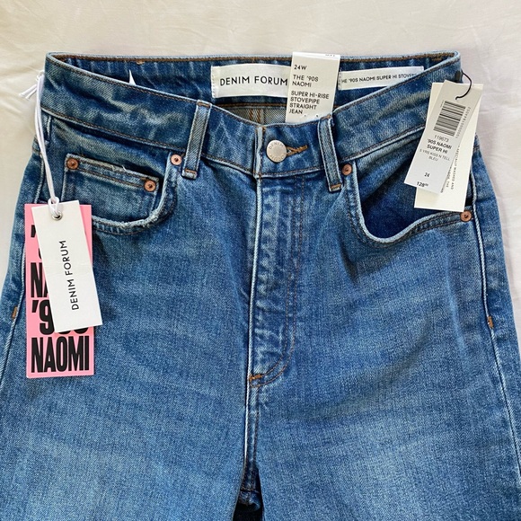 Denim Forum The '90s Naomi Super Hi-Rise Full-Length Jean - Picture 9 of 11